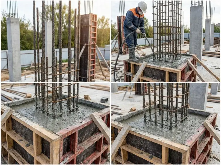 Ejecución de estructura de hormigón armado