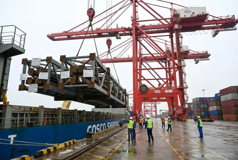 Área de despacho y embarque Qingdao