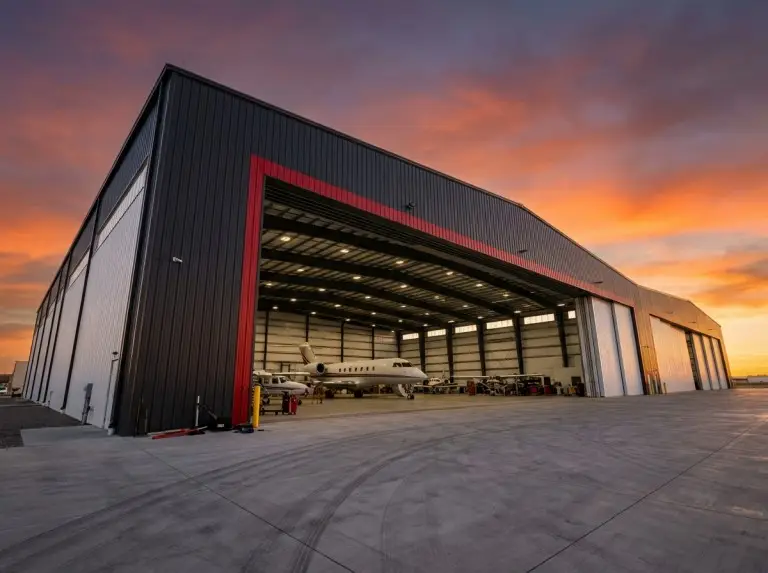Hangar y gran vano libre