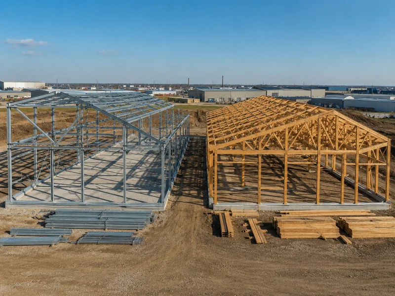 ¿Son Más Baratas Las Edificaciones De Acero Que Las De Madera?