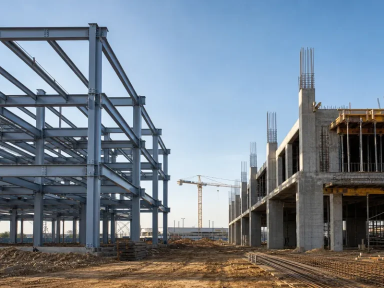 Estructura metálica y concreto: ¿Cuál es la mejor opción para su proyecto?