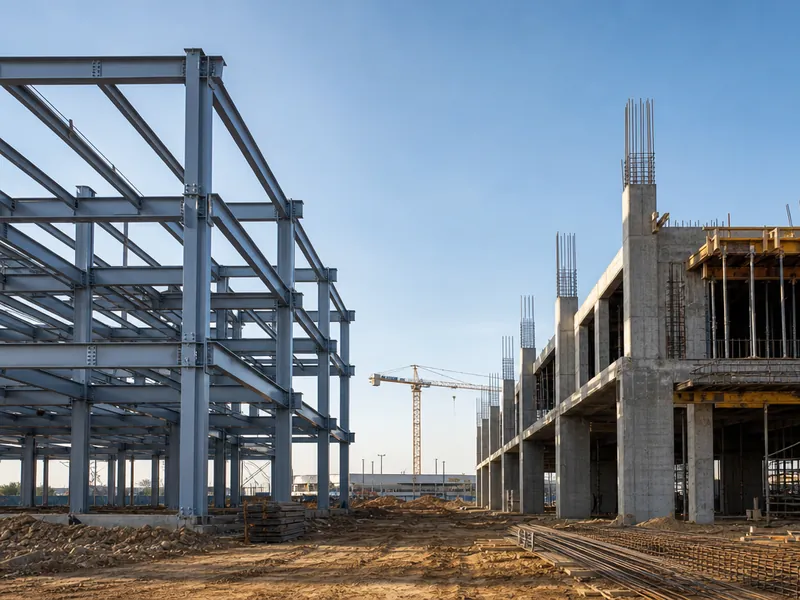 Estructura metálica y concreto: ¿Cuál es la mejor opción para su proyecto?