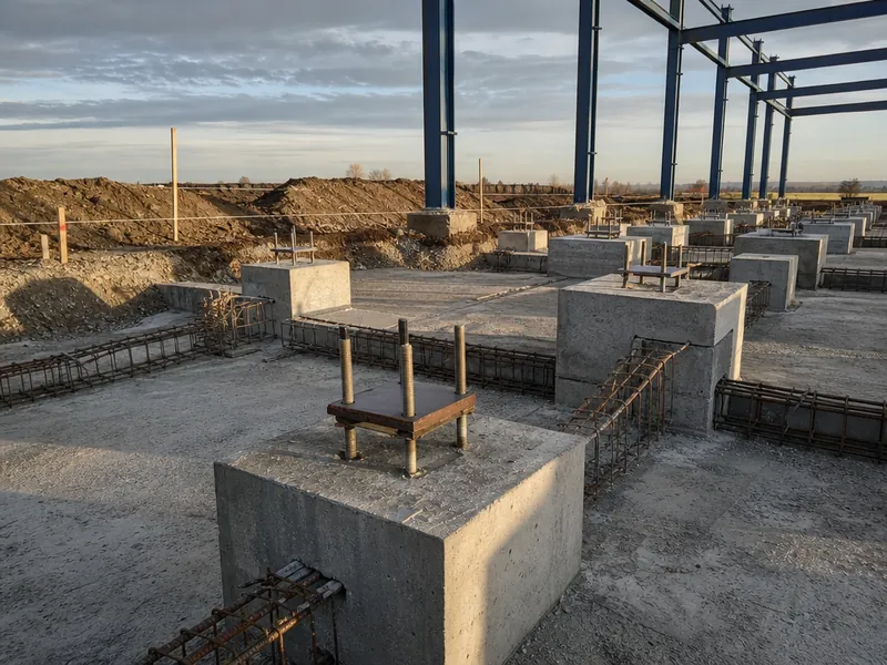 Cimentación de nave industrial: cómo elegir, dimensionar y verificar el sistema correcto