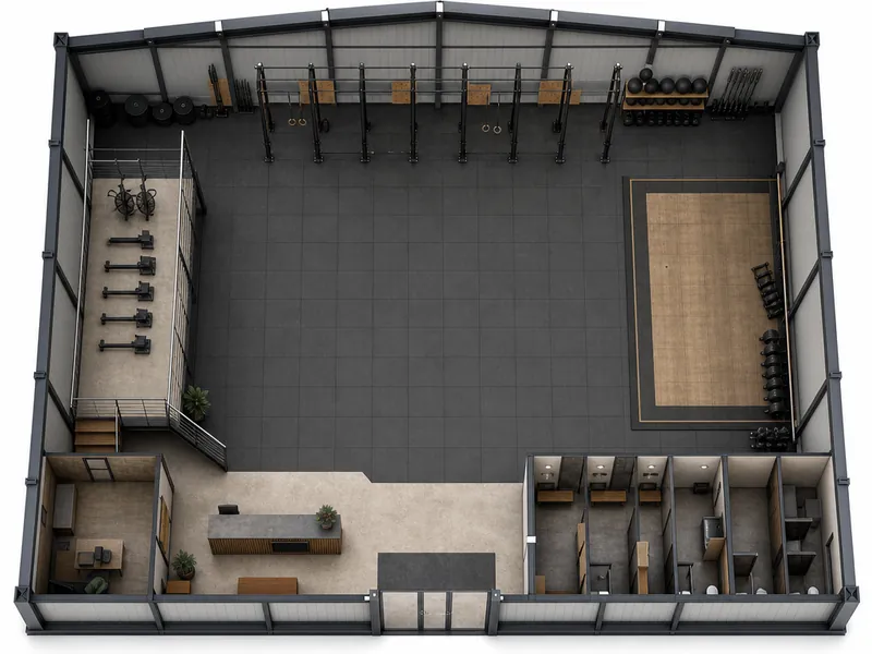 Edificaciones Metálicas Prefabricadas para Centros de Fitness y Gimnasios de CrossFit