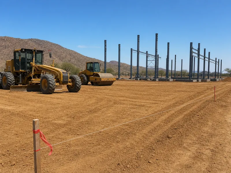 Costo de nivelación del terreno para edificios de acero